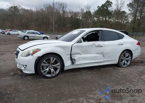 2012 Infiniti M37 z USA, uszkodzony, nr VIN JN1BY1AP5CM336276